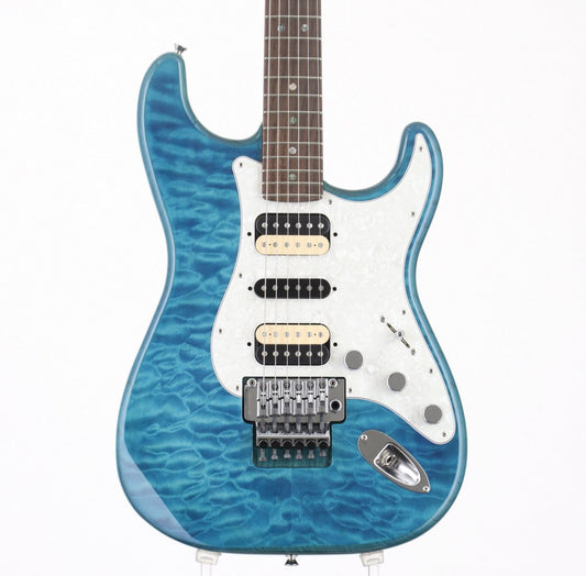 [SN JD18011647] USED FENDER MADE IN JAPAN / Michiya Haruhata Stratocaster Caribbean Blue Trans (Made in Japan) [2018 / 3.87kg]. [08]