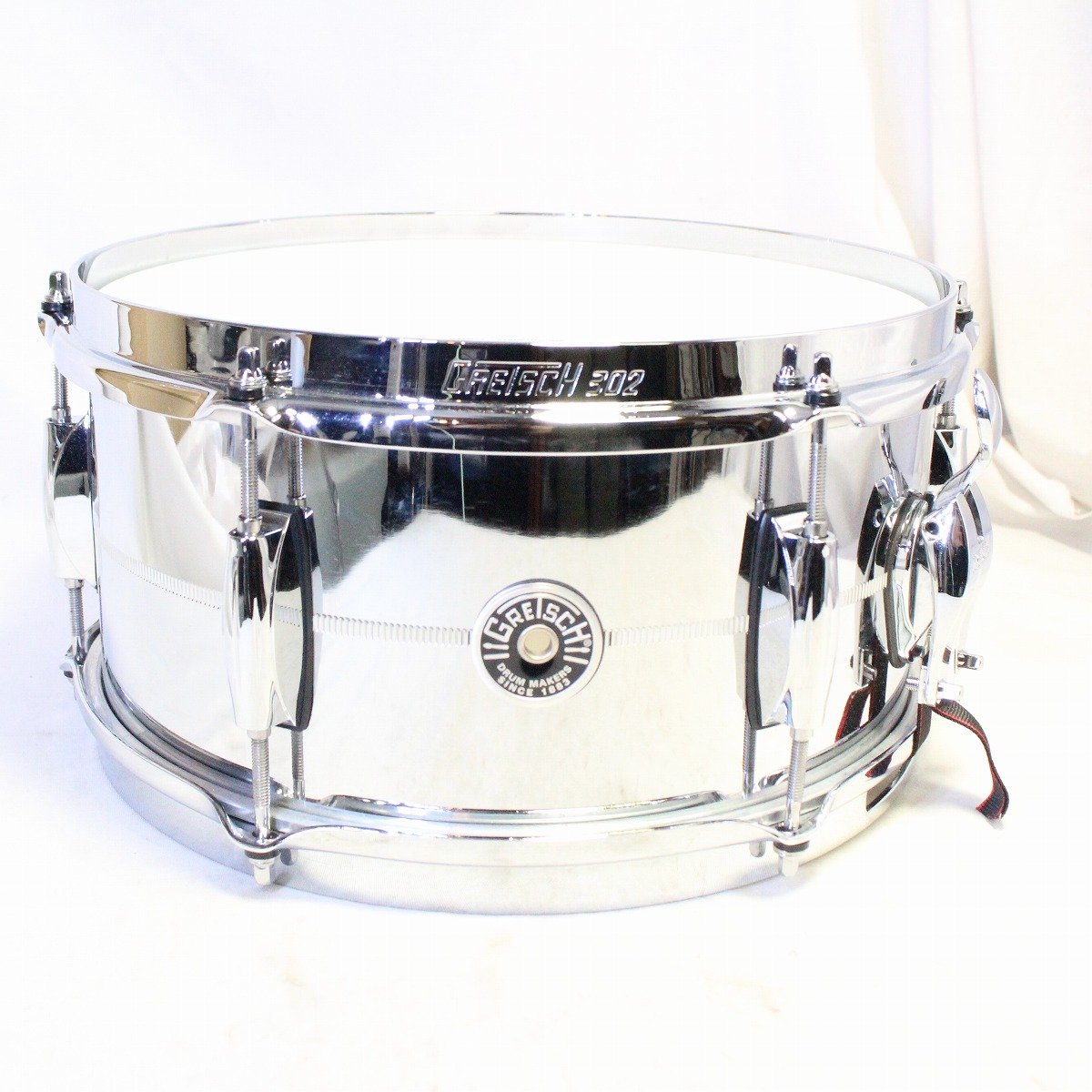 USED GRETSCH / GB-4162S Brooklyn Chrome Over Steel 12×6 Gretsch Snare Drum [08]