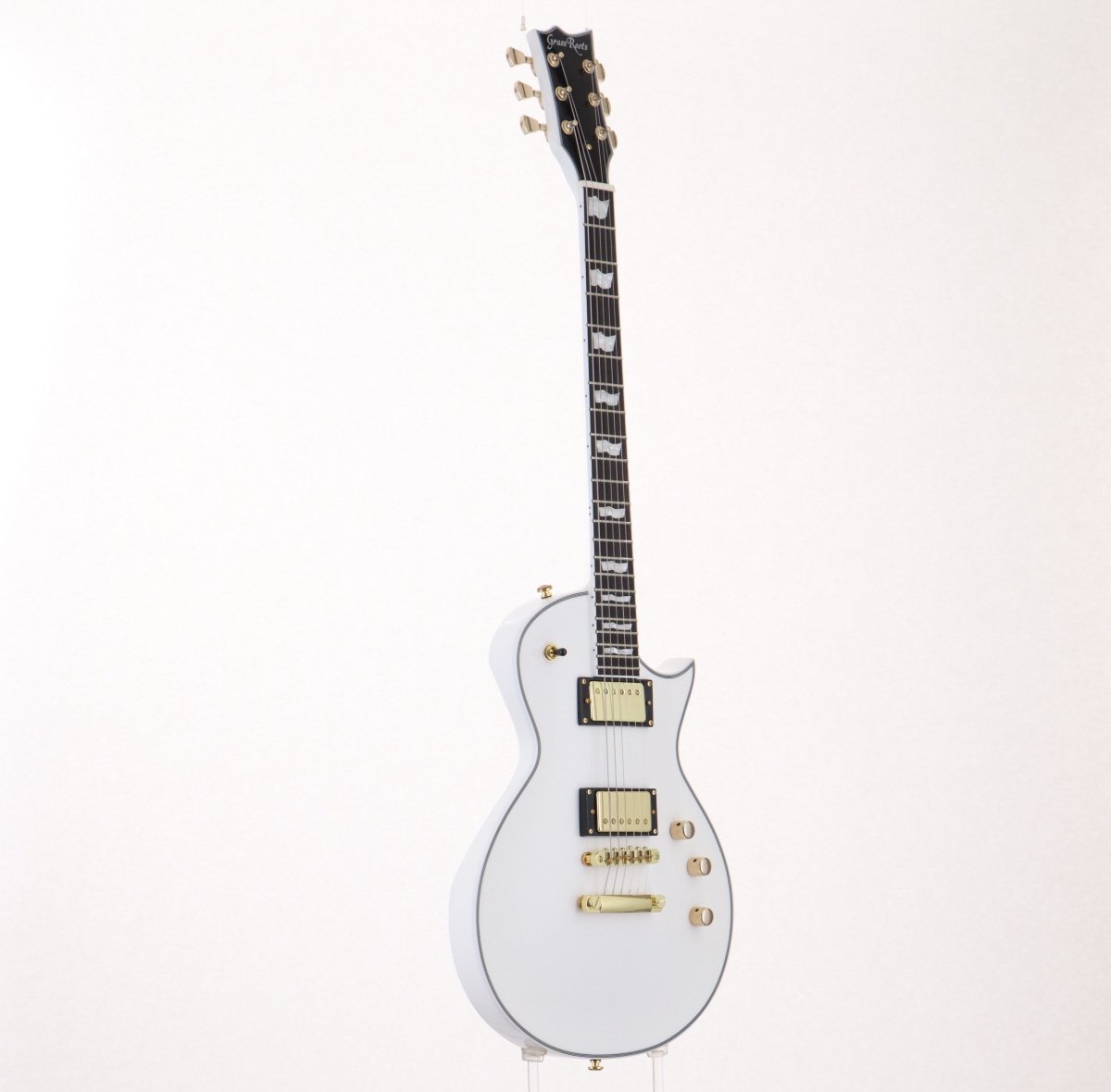 [SN GC2350792] USED GrassRoots / G-EC CTM Snow White [made in 2023/3.65kg] GrassRoots Electric Guitar Les Paul Type [08]