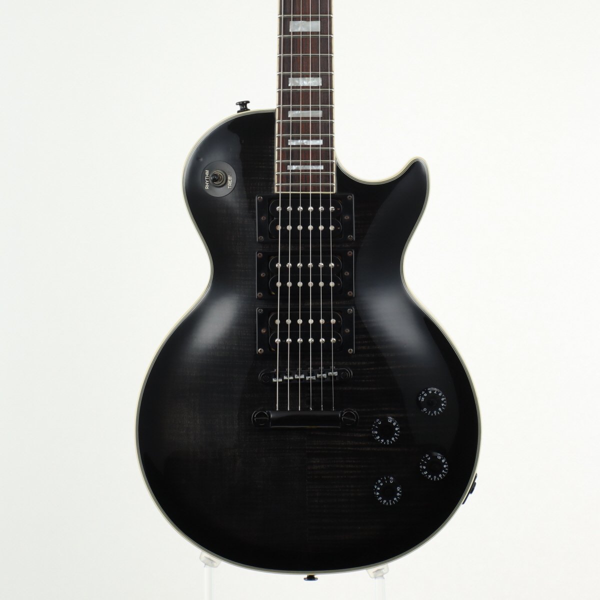 [SN U05062916] USED Epiphone / Limited Edition Les Paul Custom 3 Plus Translucent Black [11]