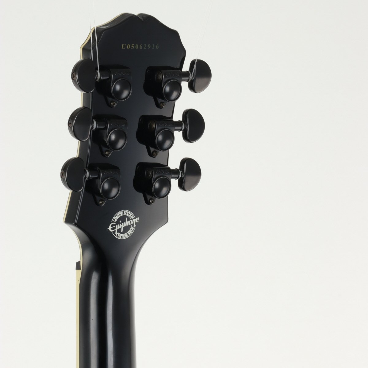 [SN U05062916] USED Epiphone / Limited Edition Les Paul Custom 3 Plus Translucent Black [11]