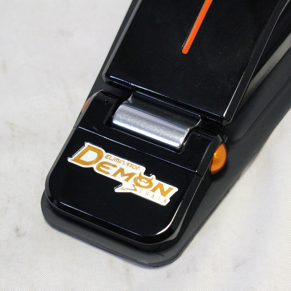 USED Pearl / P-3002C/B Twin Pedal DEMON CHAIN BLACK Demon chain with genuine case [08]