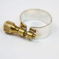 USED GOTTSU / Gottsu AS SOLID SILVER Ligature for Alto Saxophone [10]