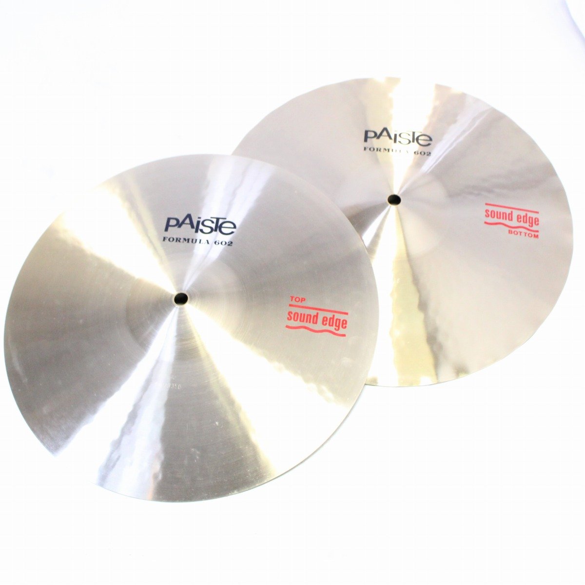 USED PAISTE / Formula602 Classic Sound Edge HiHats 14" 852/988 Paiste Hi-Hat Cymbals [08]