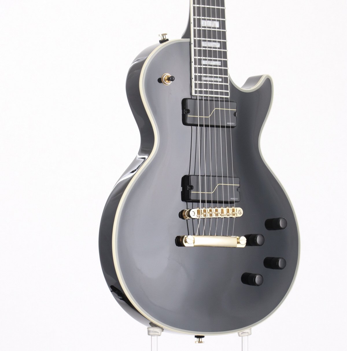 [SN 22031525382] USED Epiphone / Matt Heafy Les Paul Custom Origins 7-String Ebony 2022 [09]