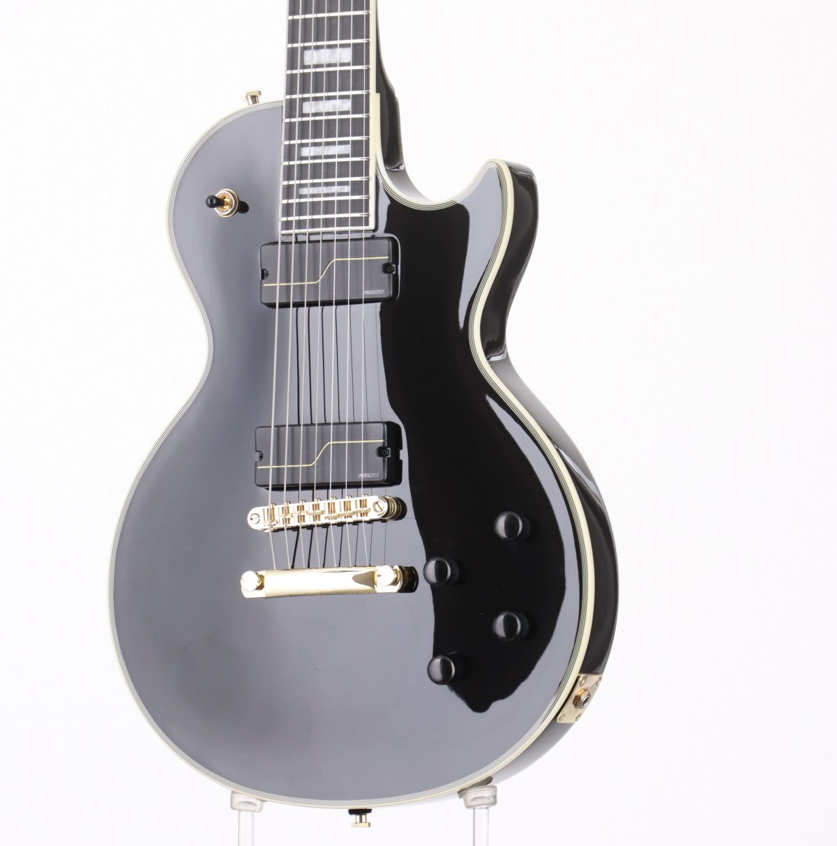 [SN 22031525382] USED Epiphone / Matt Heafy Les Paul Custom Origins 7-String Ebony 2022 [09]