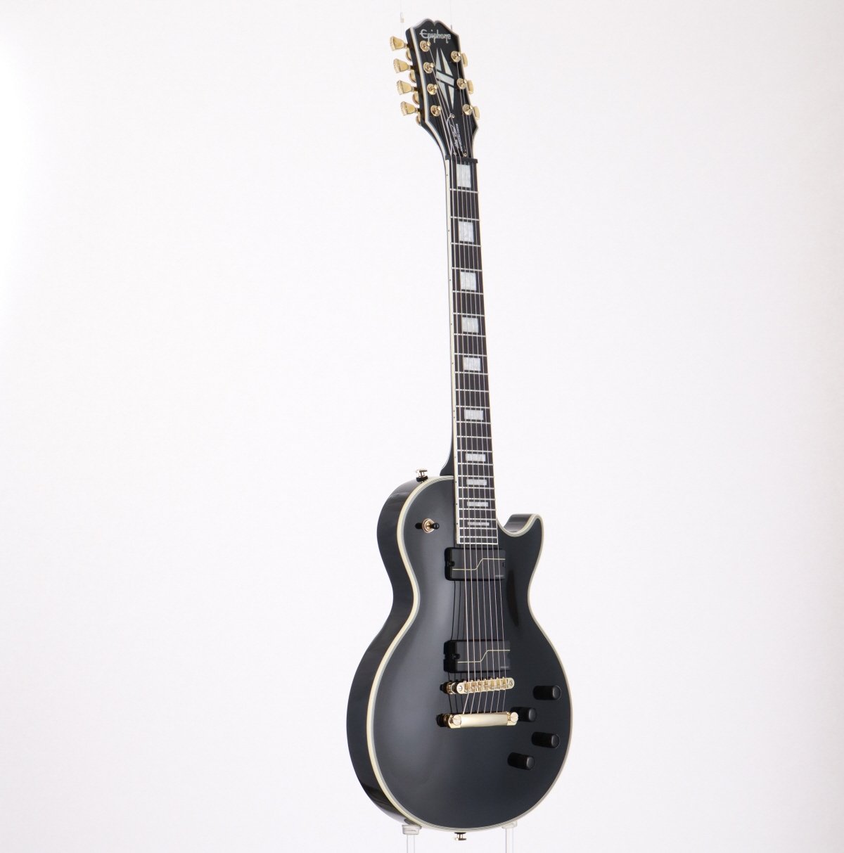 [SN 22031525382] USED Epiphone / Matt Heafy Les Paul Custom Origins 7-String Ebony 2022 [09]