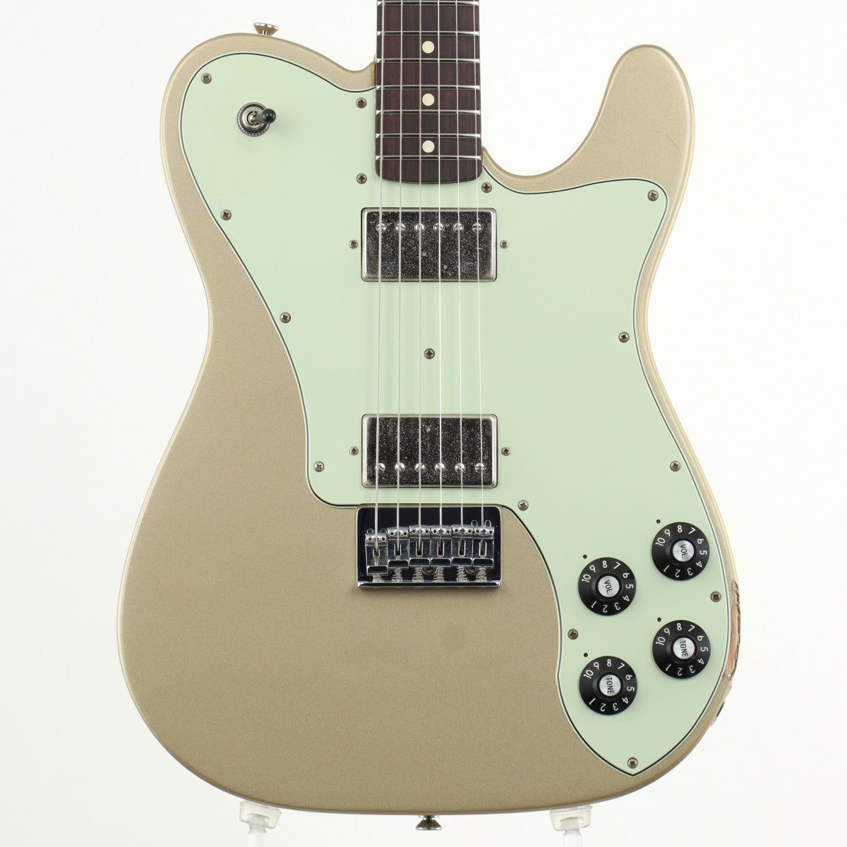 [SN MX19088649] USED FENDER MEXICO / Chris Shiflett Telecaster Deluxe Shoreline Gold [10]