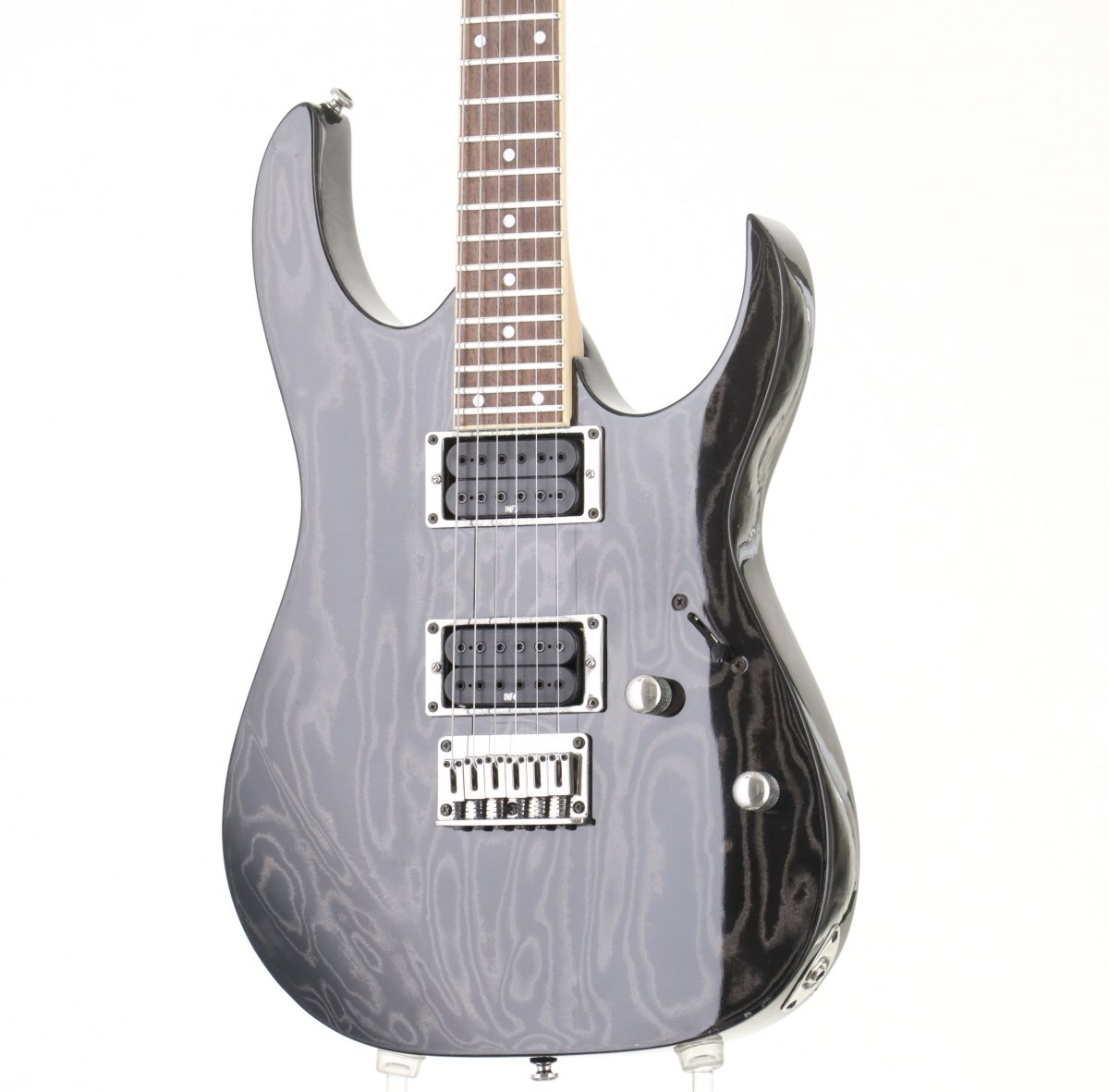 [SN I060608069] USED Ibanez / RG321MH Multi Layer Silver Black [03]