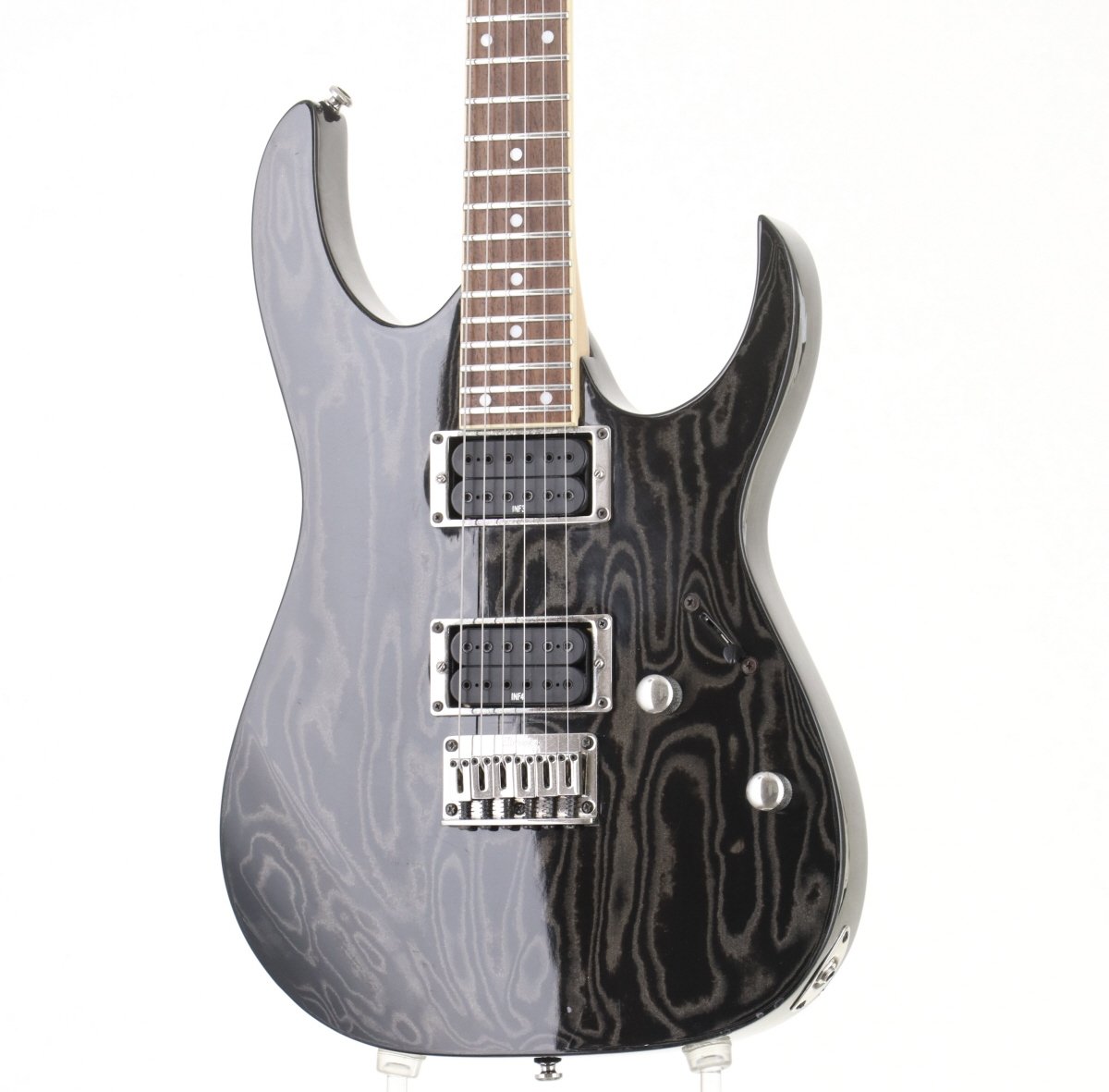 [SN I060608069] USED Ibanez / RG321MH Multi Layer Silver Black [03]