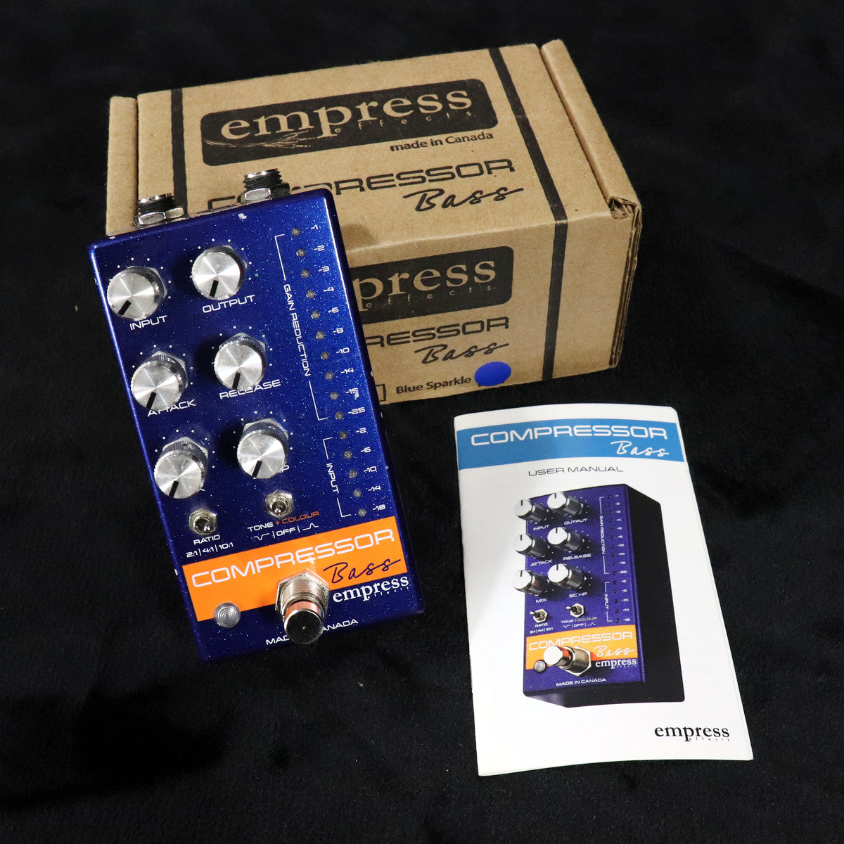 [SN 1501] USED Empress Effects / Bass Compressor Blue [11]