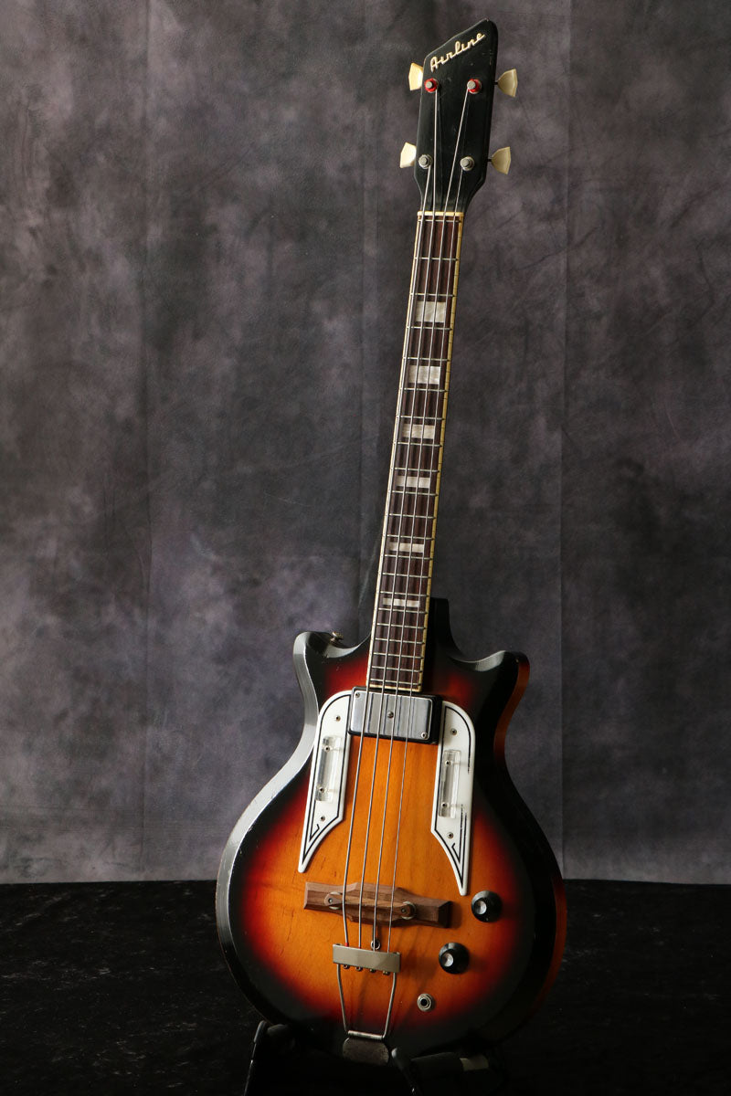 [SN T89490] USED Airline / Pocket Bass 3/4 Sunburst 1962 [03]