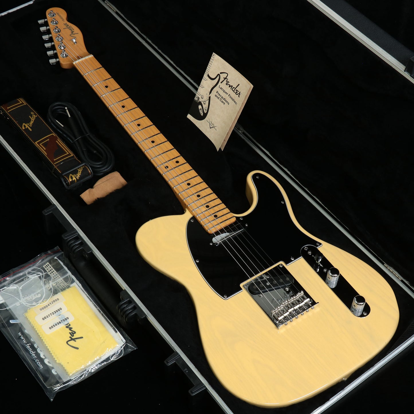 [SN US10227472] USED Fender USA / 60th Anniversary Telecaster Blackguard Blonde Ash thin-skin lacquer finish [2011/3.76kg]. [08]