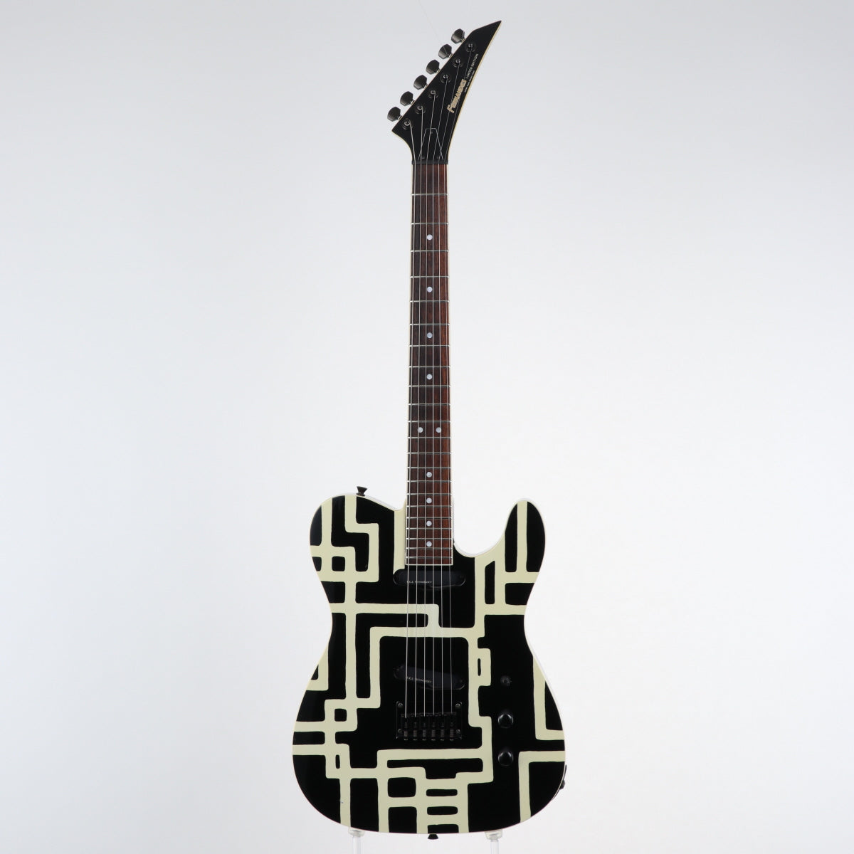 [SN Y93009] USED FERNANDES / TE-95HT Middle model Black/Whiteline [12]