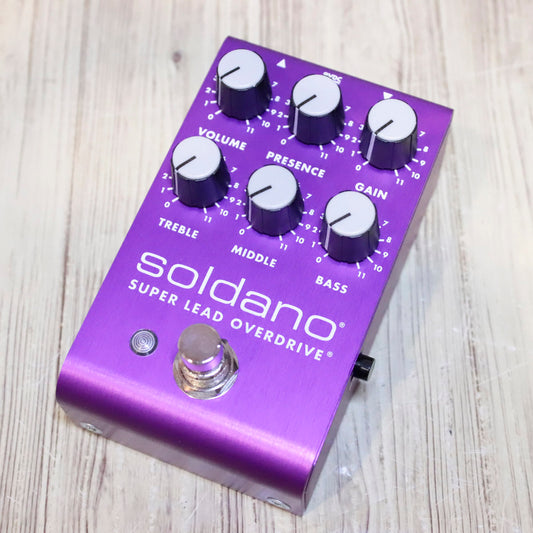 [SN 20342211477] USED SOLDANO / SLO Pedal / Super Lead Overdrive Purple Anodized [12]