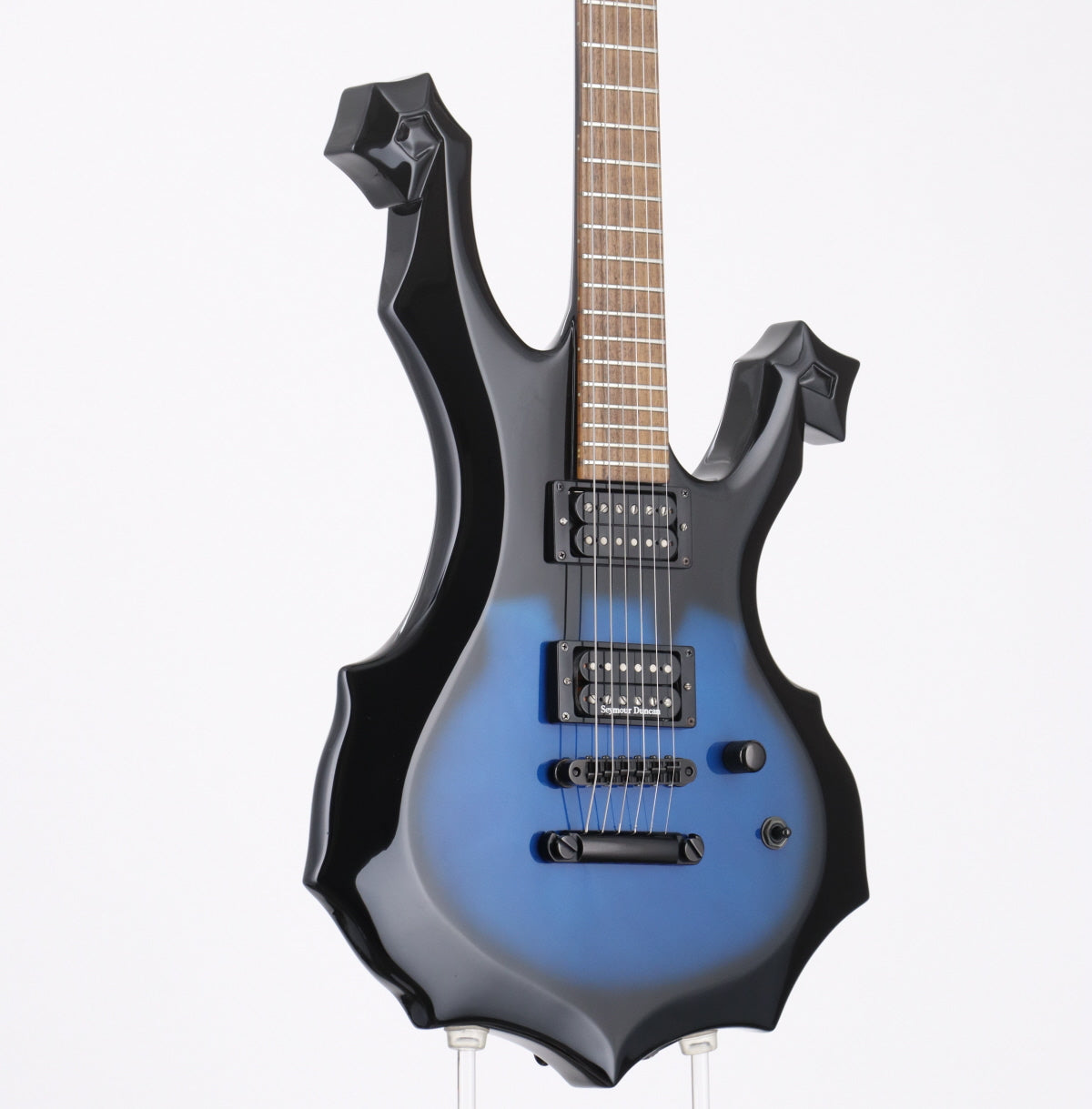 [SN ED0539259] USED EDWARDS / Artist Series E-K-GA TM Kaoru Model Black Blue Skull [09]