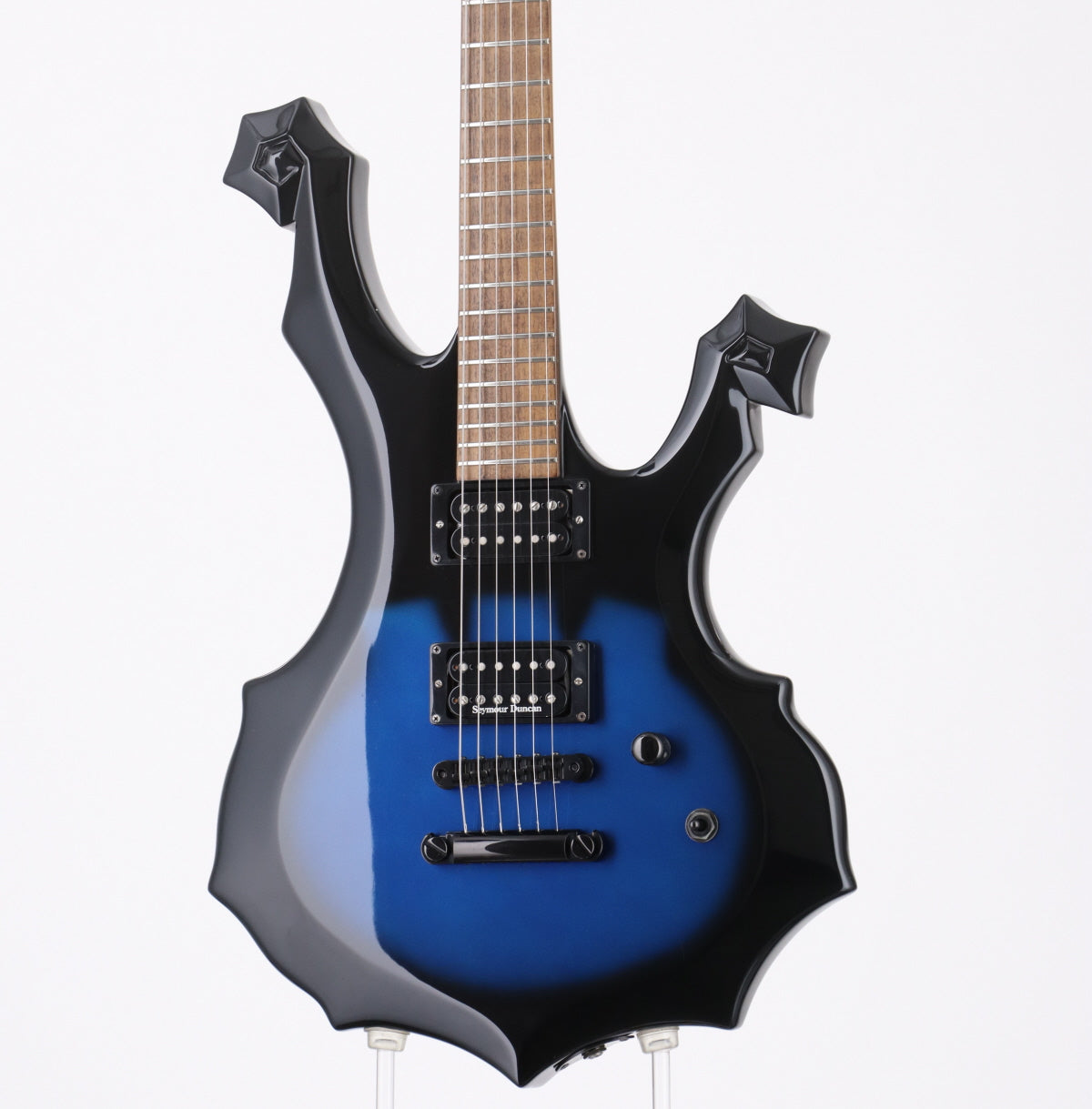 [SN ED0539259] USED EDWARDS / Artist Series E-K-GA TM Kaoru Model Black Blue Skull [09]