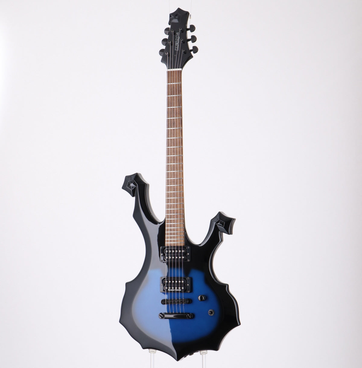 [SN ED0539259] USED EDWARDS / Artist Series E-K-GA TM Kaoru Model Black Blue Skull [09]