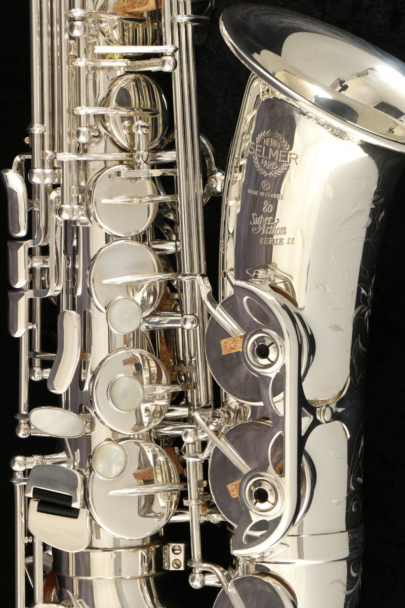 [SN 781219] USED SELMER Selmer / Alto SA80IISP Jubilee Series 2 SN.781xxx silver plated alto saxophone [03]