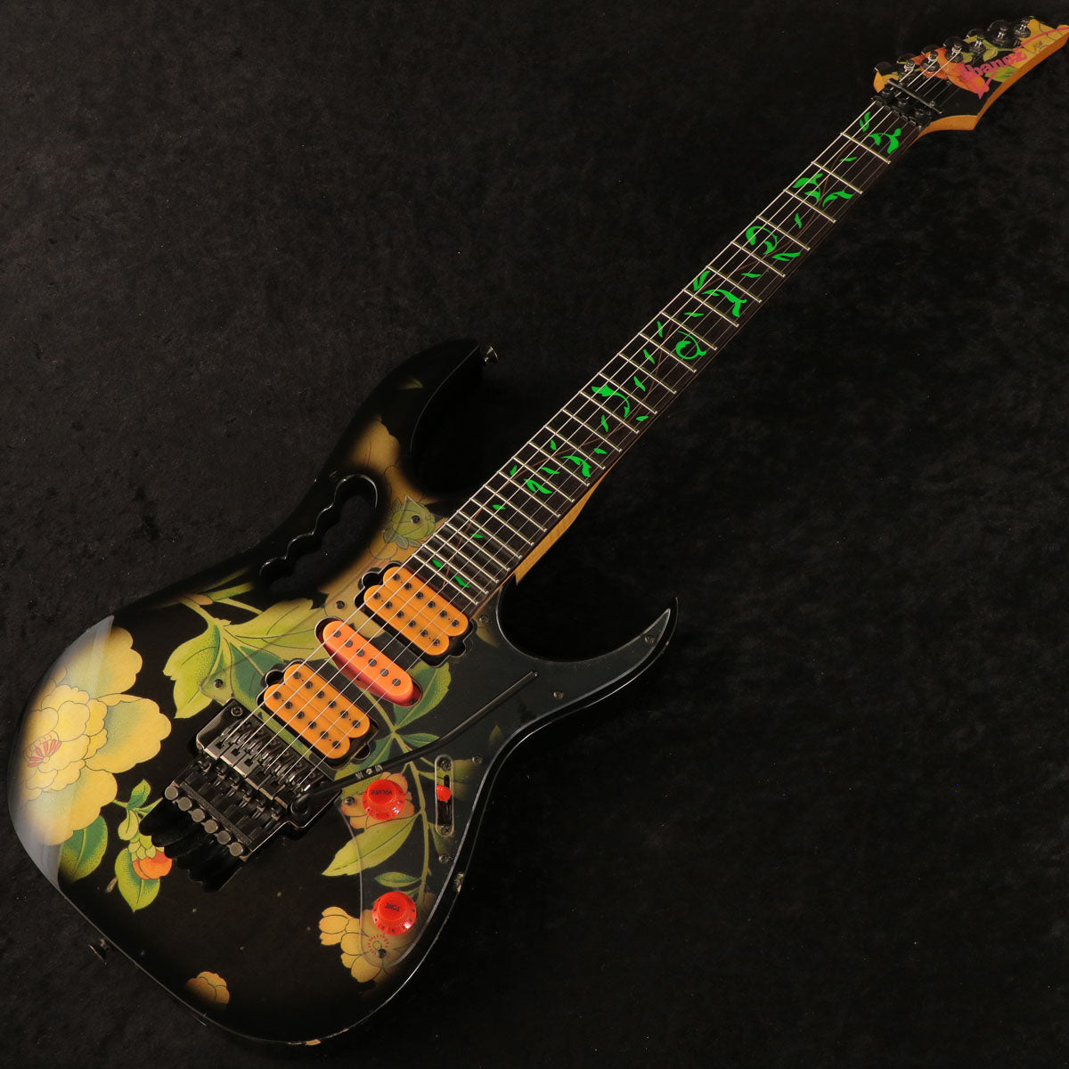 [SN 160377] USED Ibanez / JEM77FP Floral Pattern Steve Vai Signature [03]