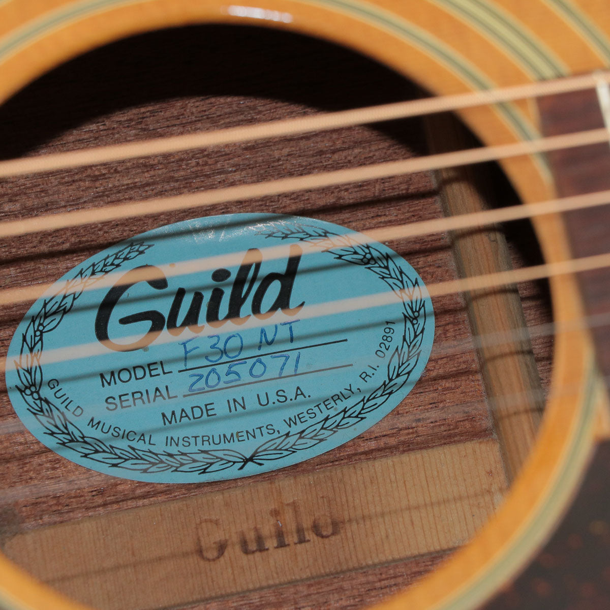 [SN 205071] USED Guild / F30 NT [03]
