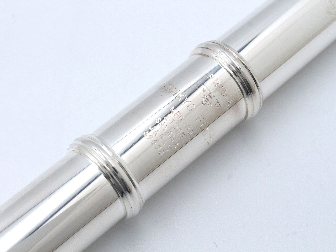 [SN 69638] USED SANKYO Sankyo / Flute ETUDE, head tube silver [09]