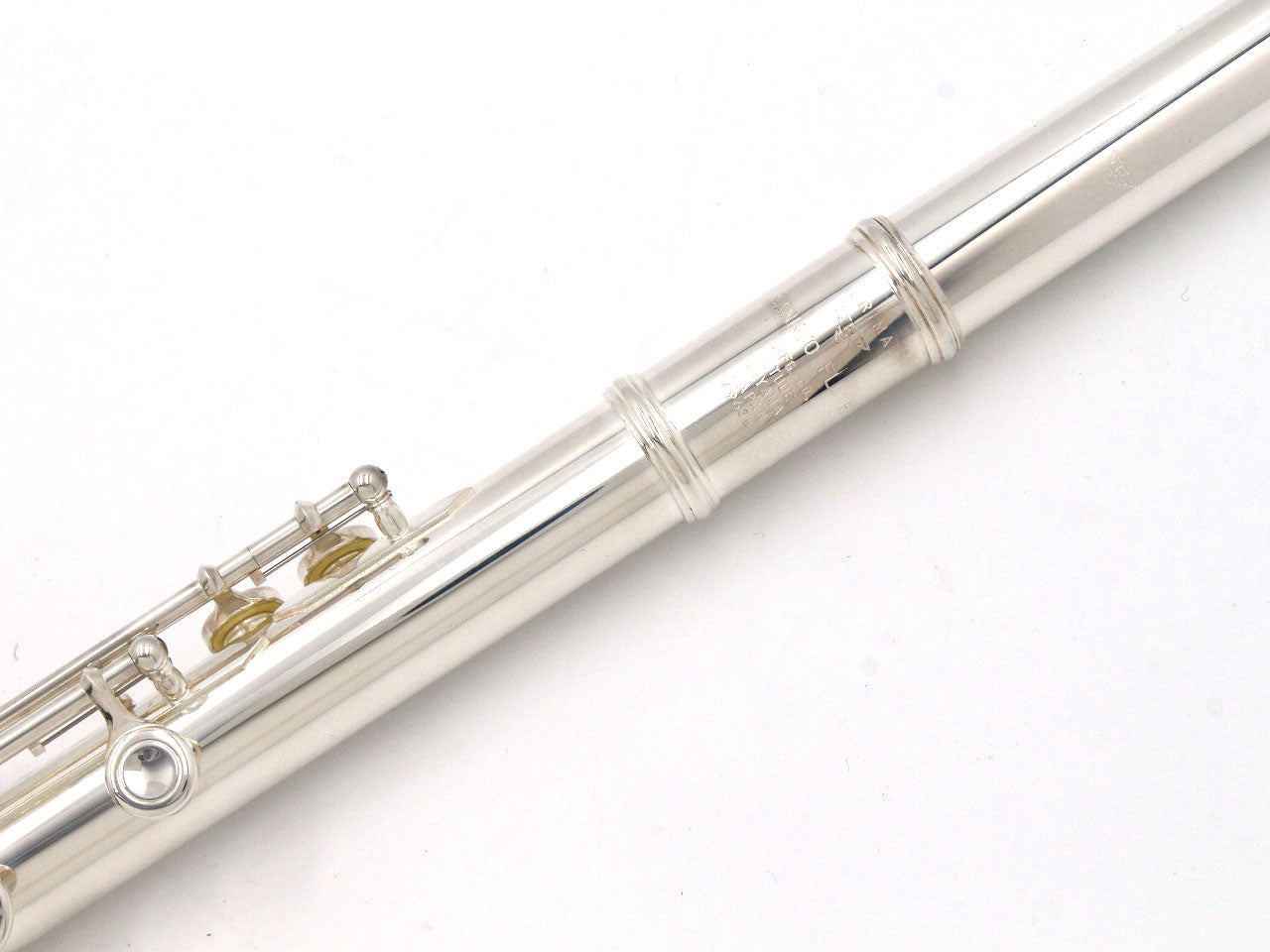 [SN 69638] USED SANKYO Sankyo / Flute ETUDE, head tube silver [09]