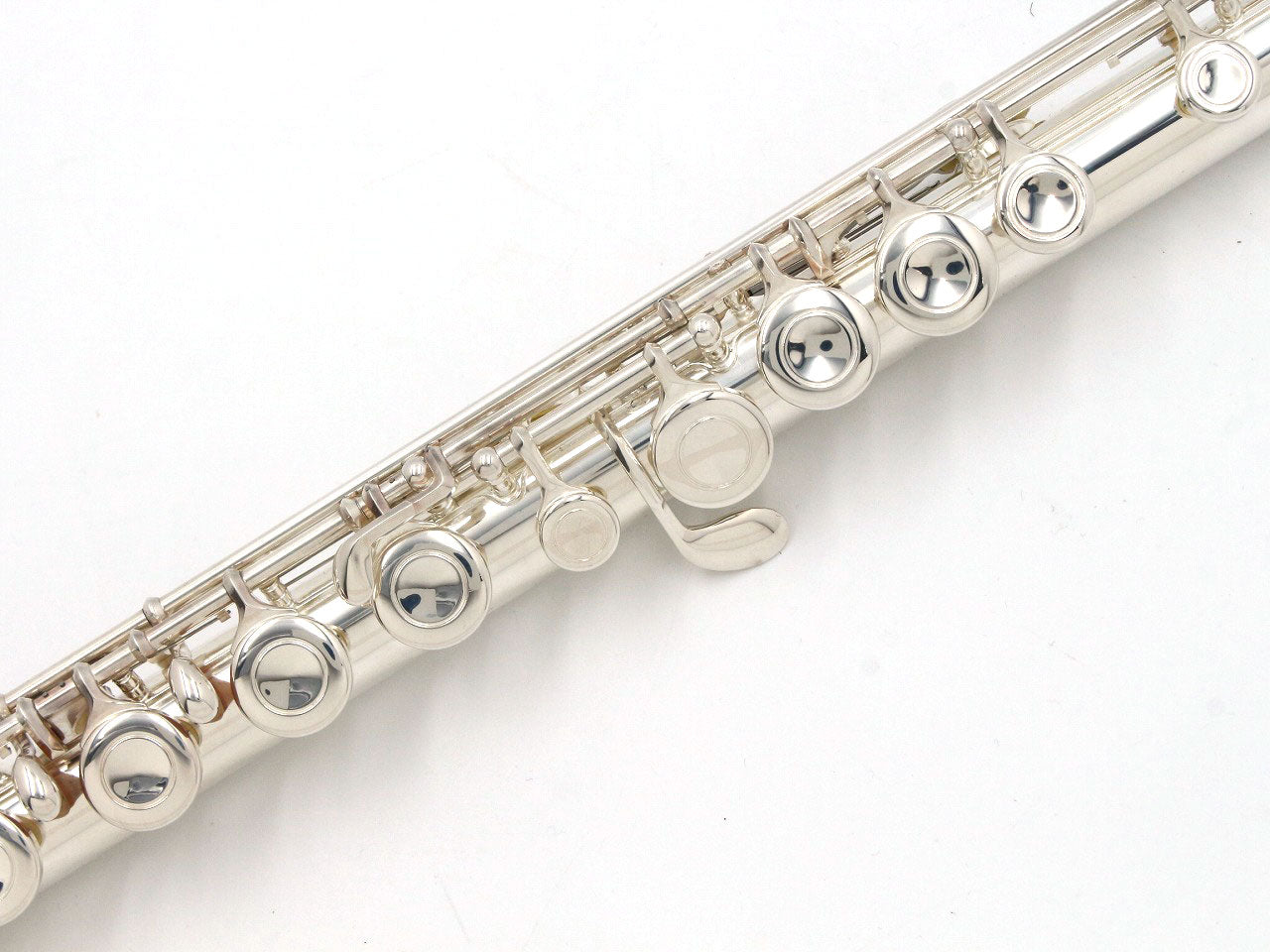 [SN 69638] USED SANKYO Sankyo / Flute ETUDE, head tube silver [09]