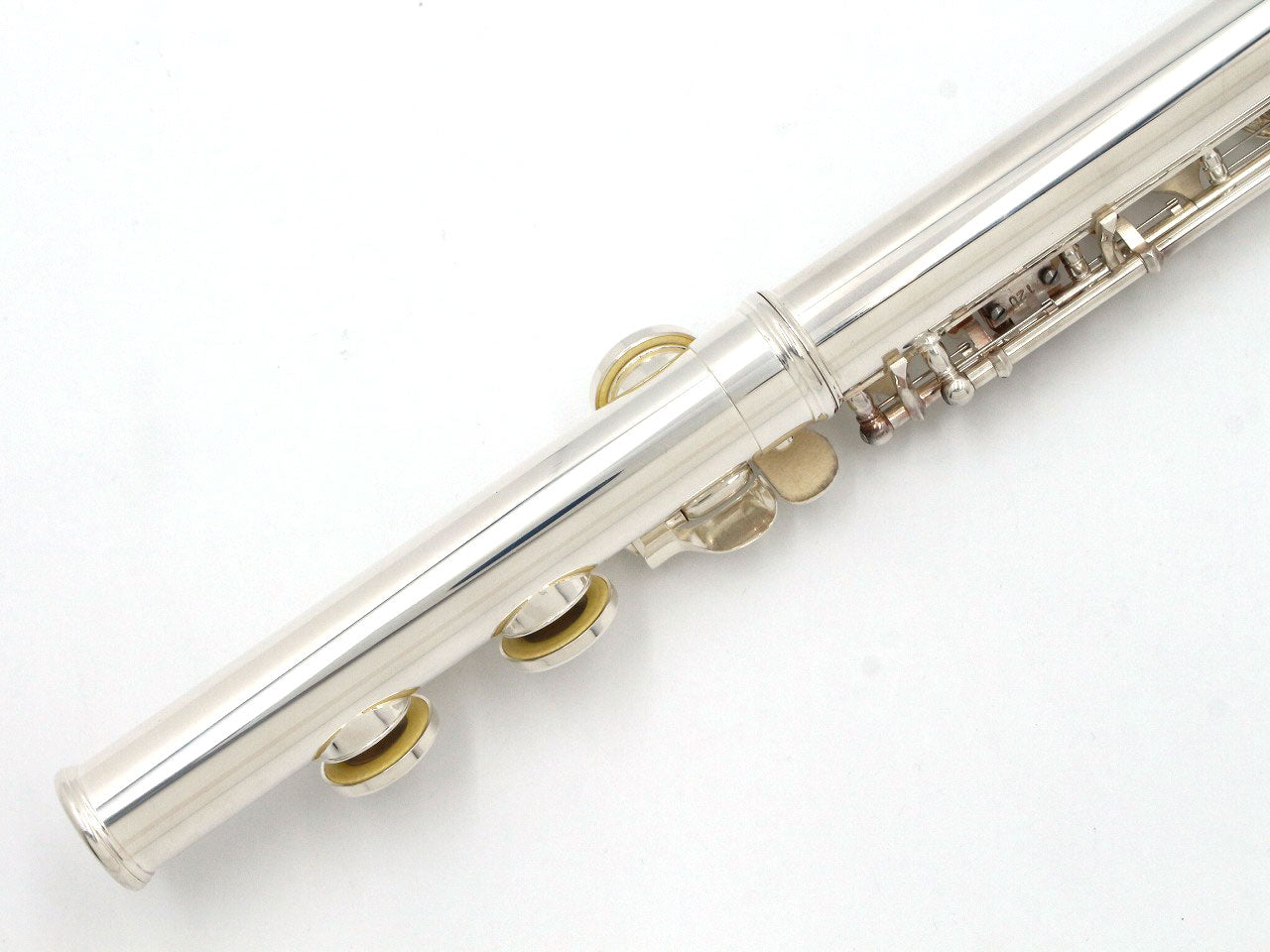 [SN 69638] USED SANKYO Sankyo / Flute ETUDE, head tube silver [09]