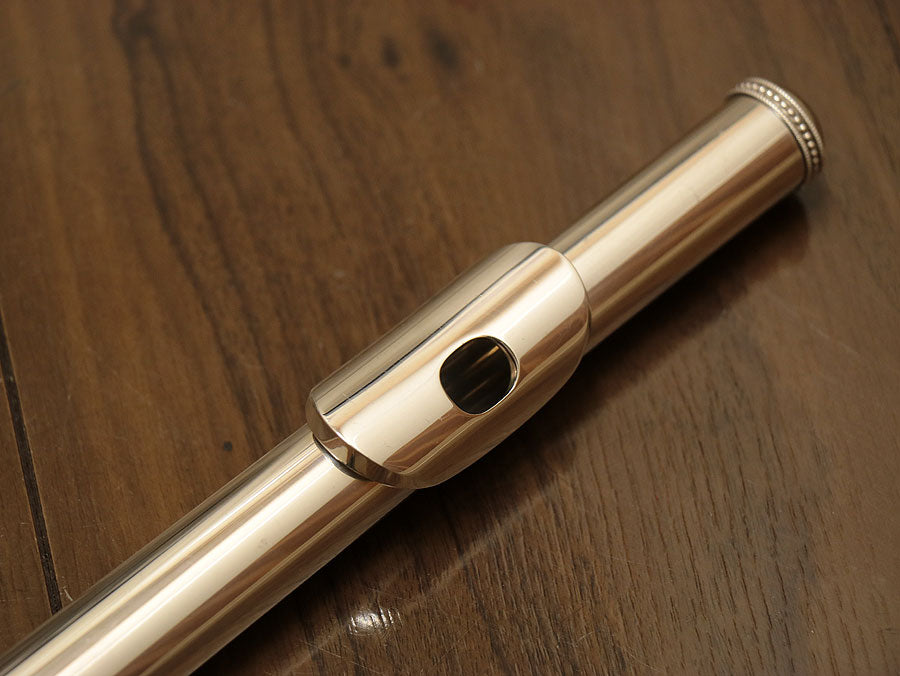 [SN 56643] USED SANKYO / SANKYO SEMI-HANDMADE all silver flute [10]