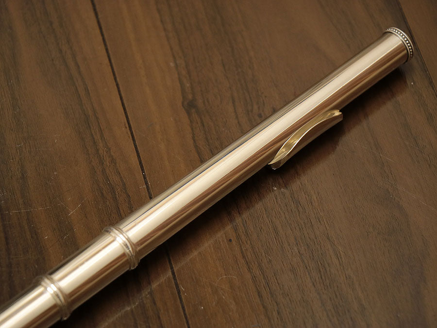 [SN 56643] USED SANKYO / SANKYO SEMI-HANDMADE all silver flute [10]