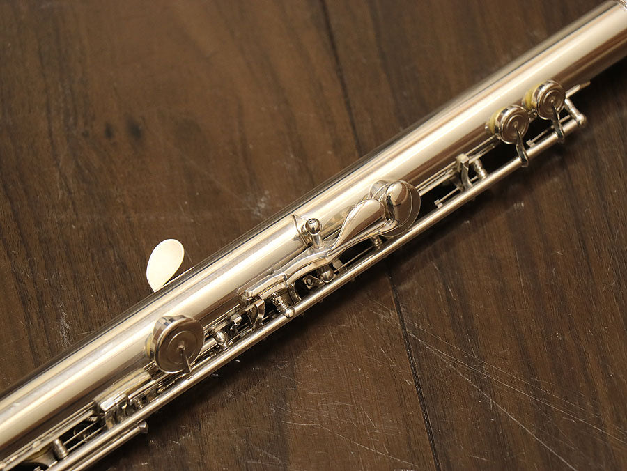 [SN 56643] USED SANKYO / SANKYO SEMI-HANDMADE all silver flute [10]