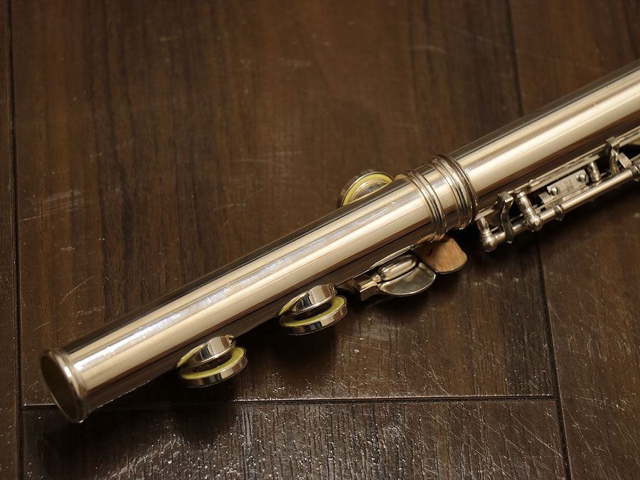 [SN 56643] USED SANKYO / SANKYO SEMI-HANDMADE all silver flute [10]