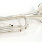 [SN D04319] USED YAMAHA / Trumpet YTR-3335S Silver Finish Reverse Tube Made in Japan [09]