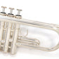 [SN D04319] USED YAMAHA / Trumpet YTR-3335S Silver Finish Reverse Tube Made in Japan [09]