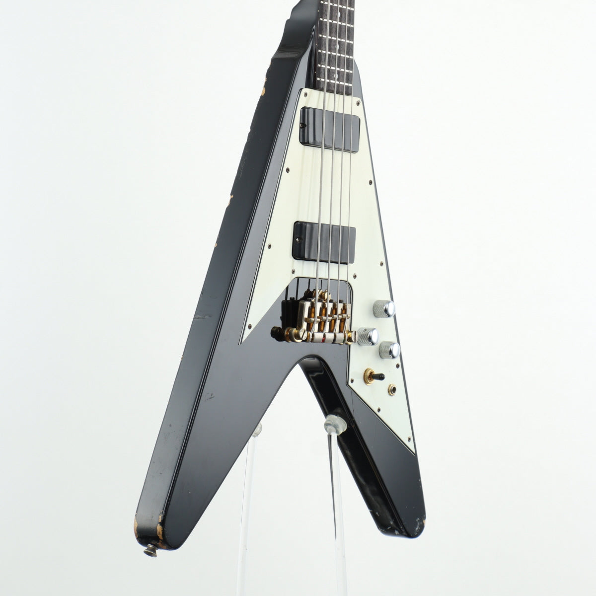 [SN U03050930] USED Epiphone / 58 Flying V Bass Ebony [11]