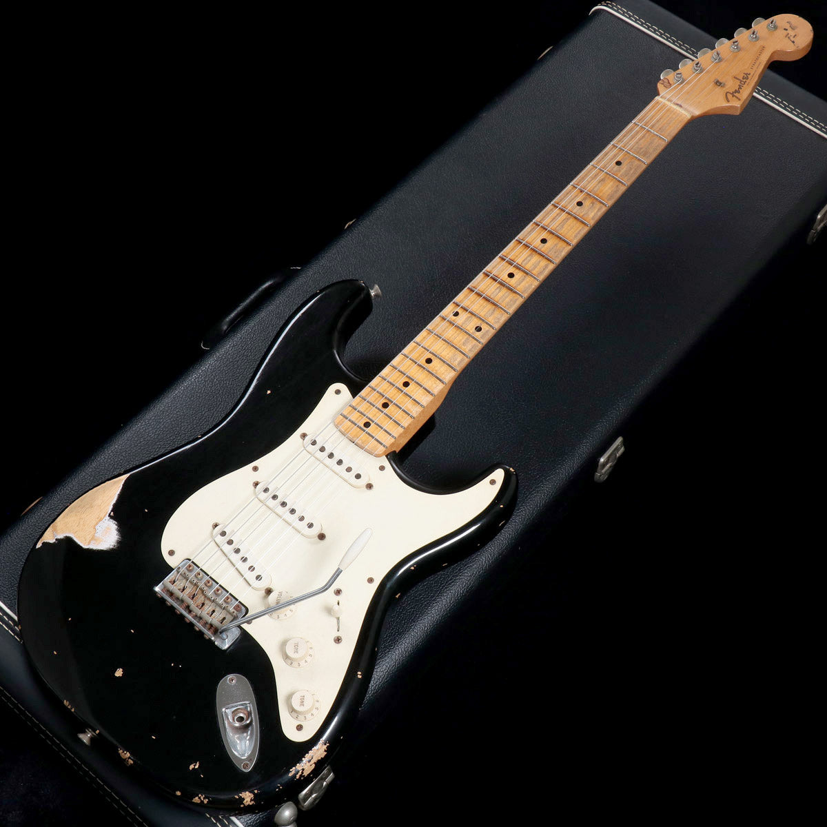 [SN CZ2507230] USED Fender Custom Shop / 1957 Stratocaster Relic LTD ED NAMM 2007 Black [2007/3.49kg] Fender [08]