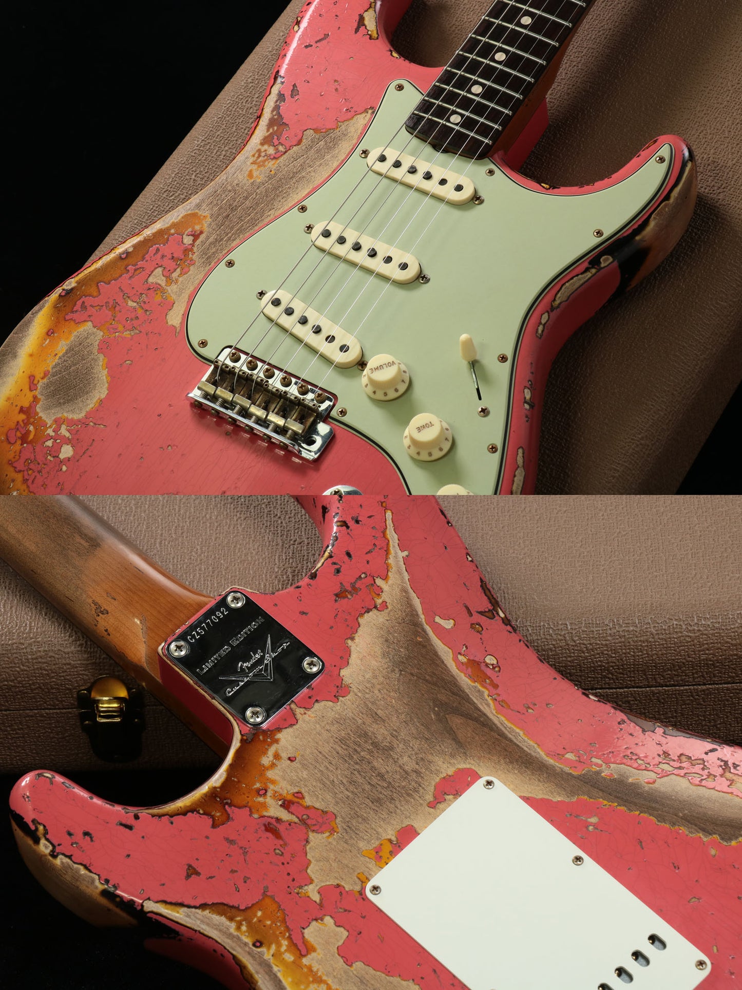 [SN CZ577092] USED Fender Custom Shop / Limited Edition 60/63 Stratocaster Super Heavy Relic S.Faded A.Fiesta Red / 3CS [08]