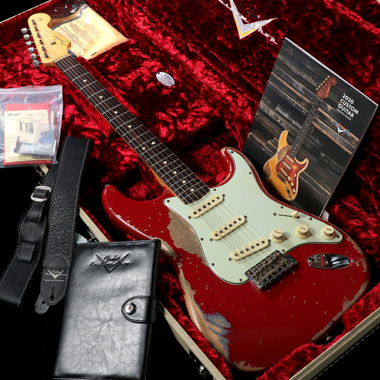 [SN JS0347] USED Fender Custom Shop / Master Built Series 1963 Stratocaster Ultra Relic Dakota Red By Jason Smith [05]