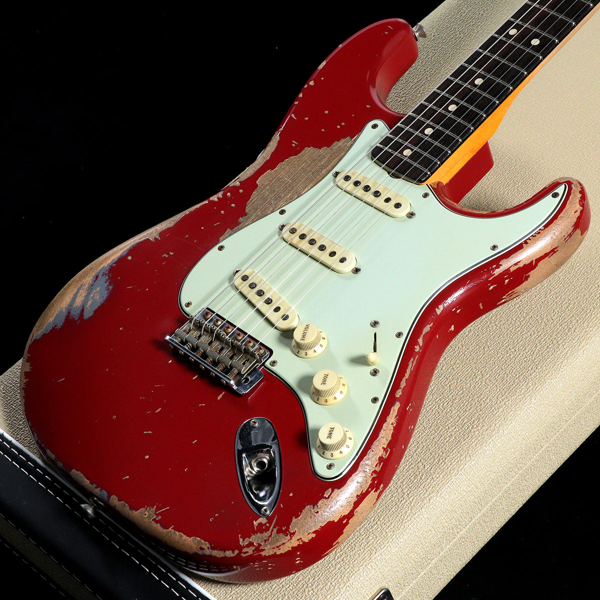 [SN JS0347] USED Fender Custom Shop / Master Built Series 1963 Stratocaster Ultra Relic Dakota Red By Jason Smith [05]