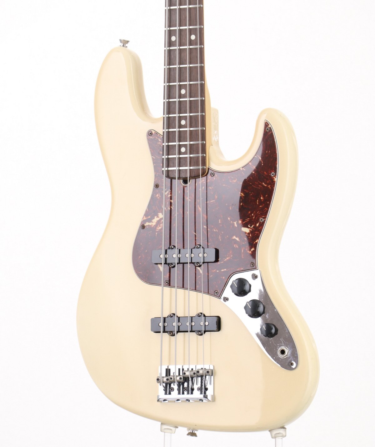 [SN Z7236423] USED Fender USA / American Standard Jazz Bass Rosewood Fingerboard Olympic White [2008/4.11kg]. [08]