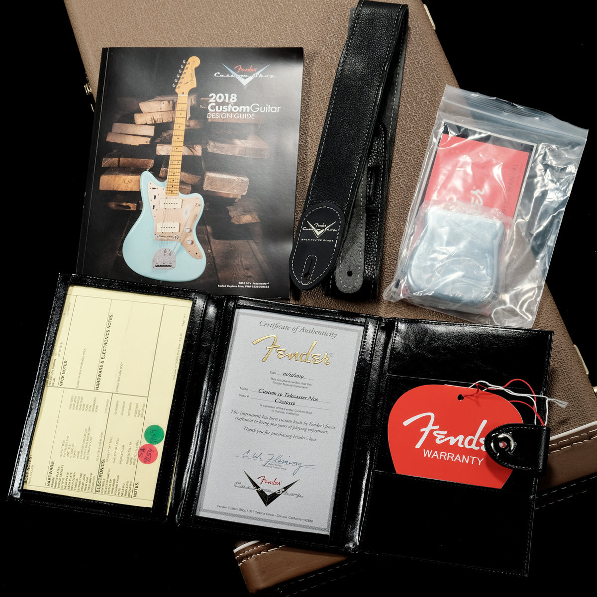 [SN CZ539559] USED FENDER CUSTOM SHOP / Custom 59 Telecaster NOS Black Pickgurd/22Flet 2019 [05]