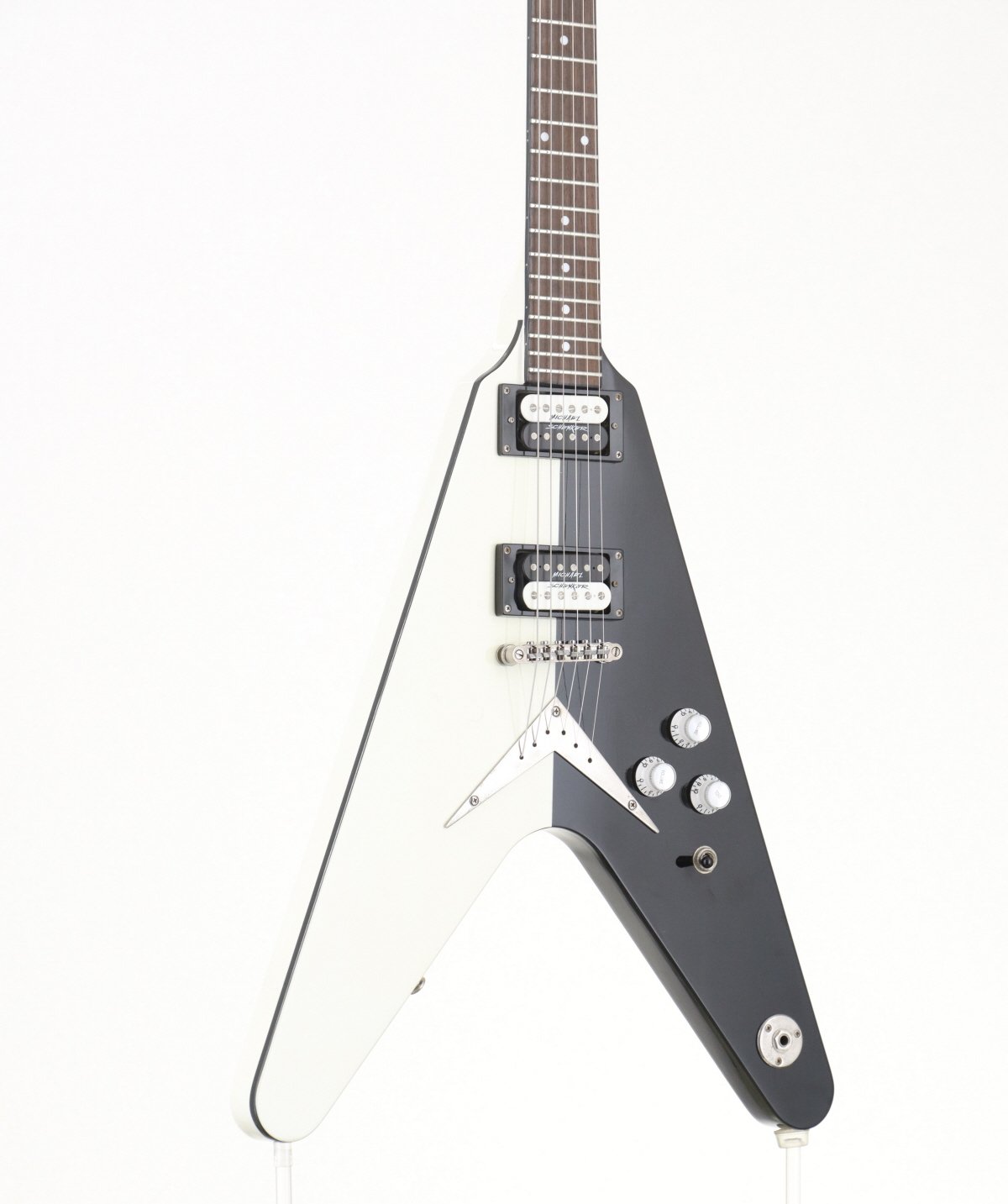 [SN E030070] USED Dean / MICHAEL SCHENKER CTM V Black &amp; White [03]