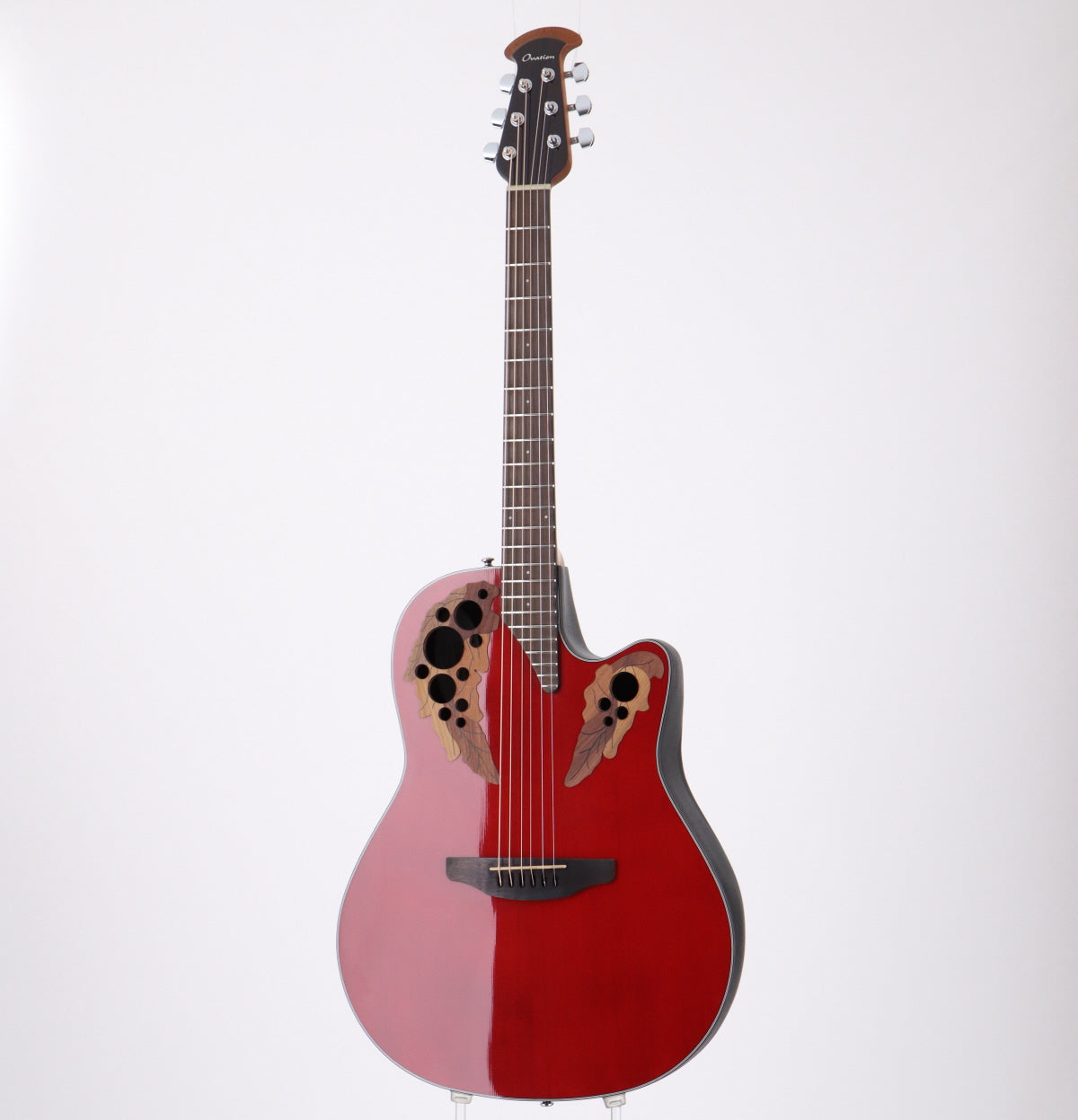 [SN CV21062087] USED OVATION / CE44-RR-G Celebrity Elite Exotic Mid Depth Ruby Red [2.29kg]. [08]