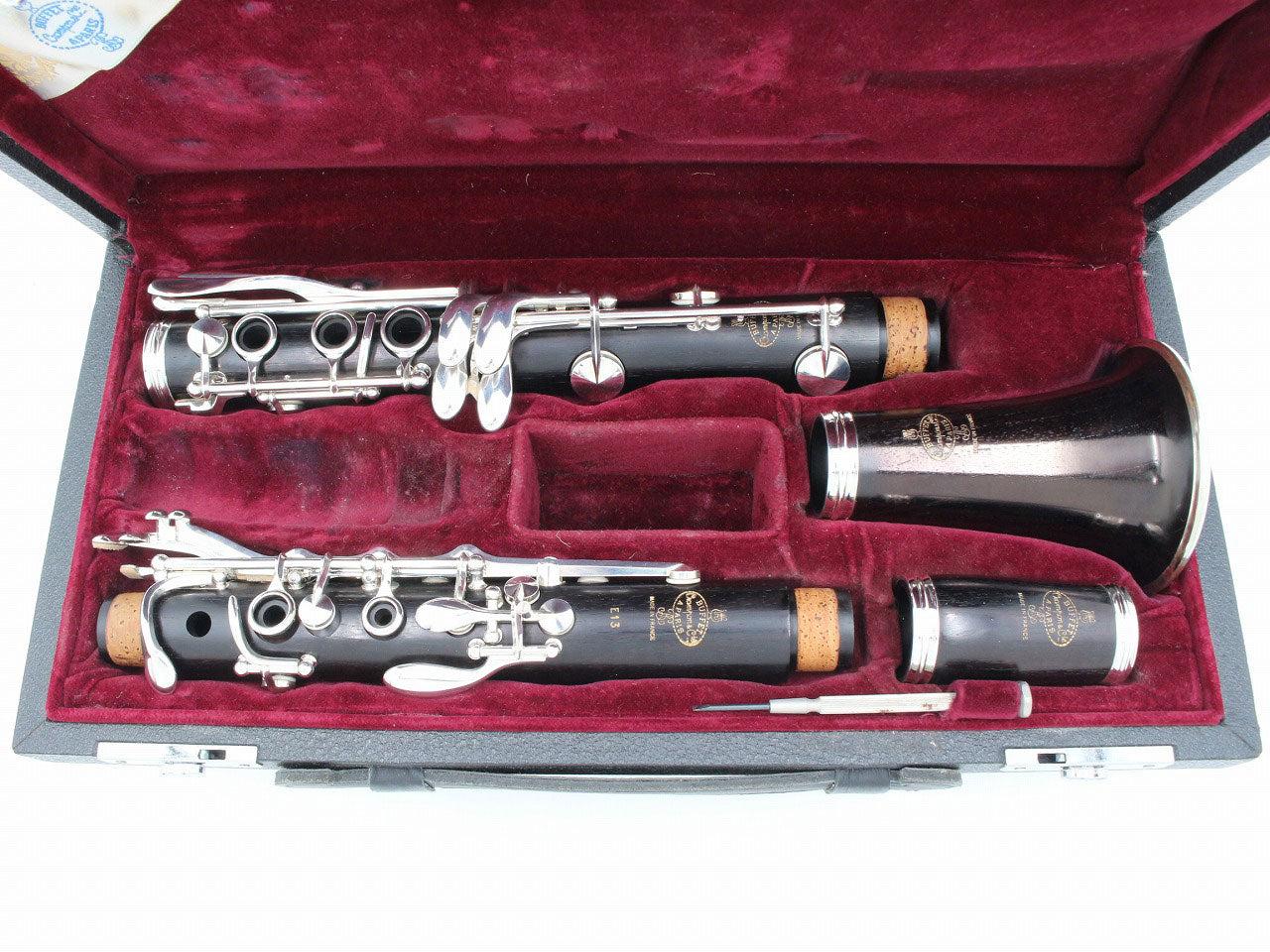 [SN K95008] USED Buffet Crampon / B flat clarinet E13 SP, all tampos replaced [09]