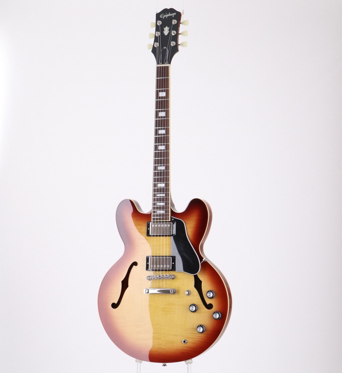 [SN 22011512897] USED Epiphone /Inspired by Gibson Collection ES-335 Figured Raspberry Tea Burst [03]