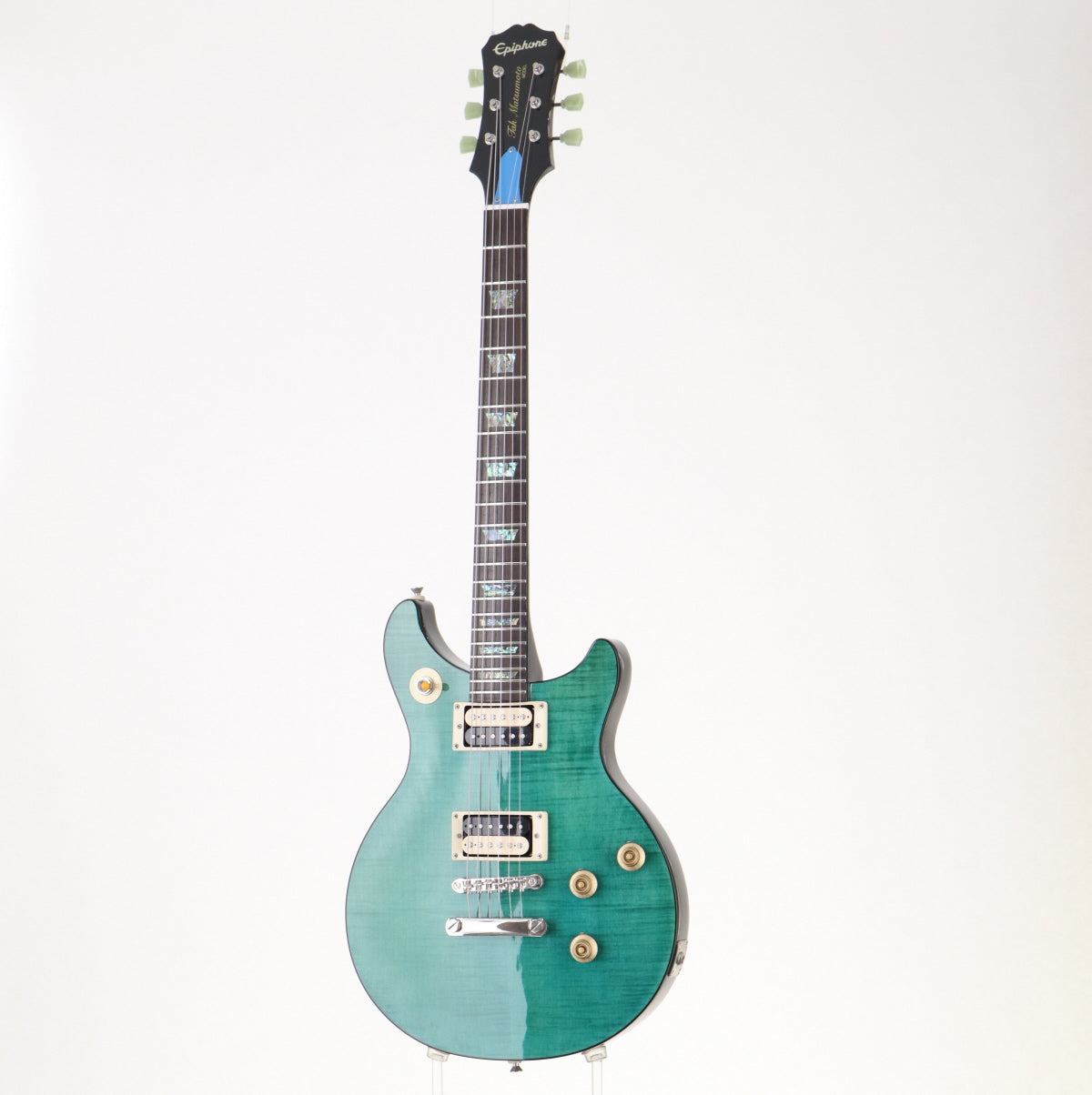 [SN 13091511776] USED Epiphone / Tak Matsumoto DC Standard Plus Top / Aqua Blue [06]