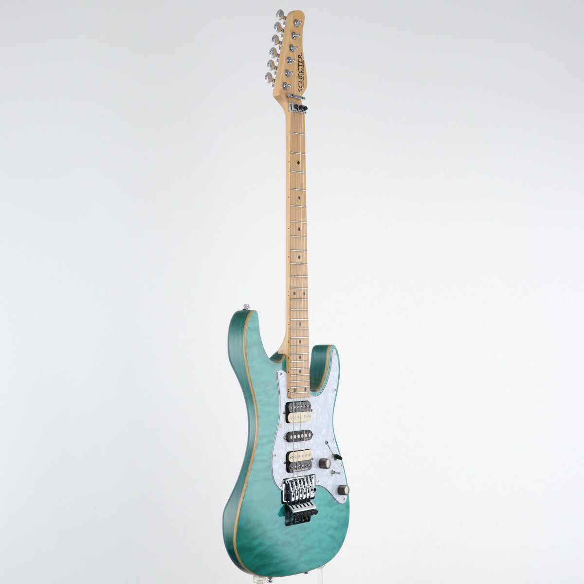 [SN SA0912013] USED SCHECTER / SD-II-24-AS MOD Aqua Blue [12]