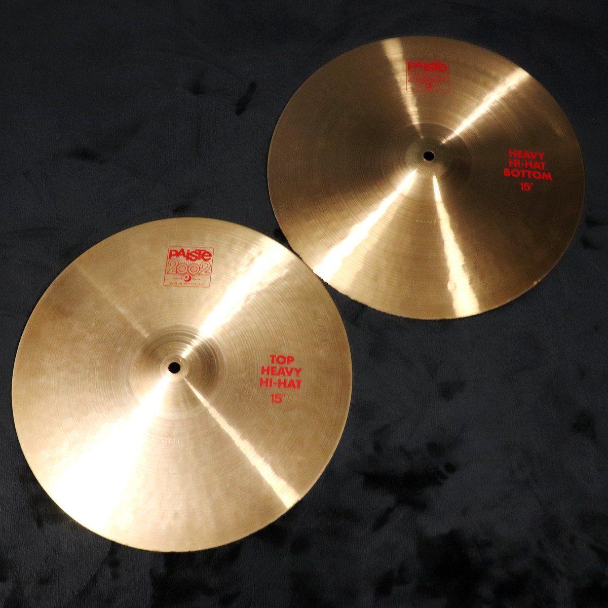 [SN 551967] USED PAISTE / 2002 15 Heavy Hi-Hat Pair [11]