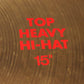 [SN 551967] USED PAISTE / 2002 15 Heavy Hi-Hat Pair [11]